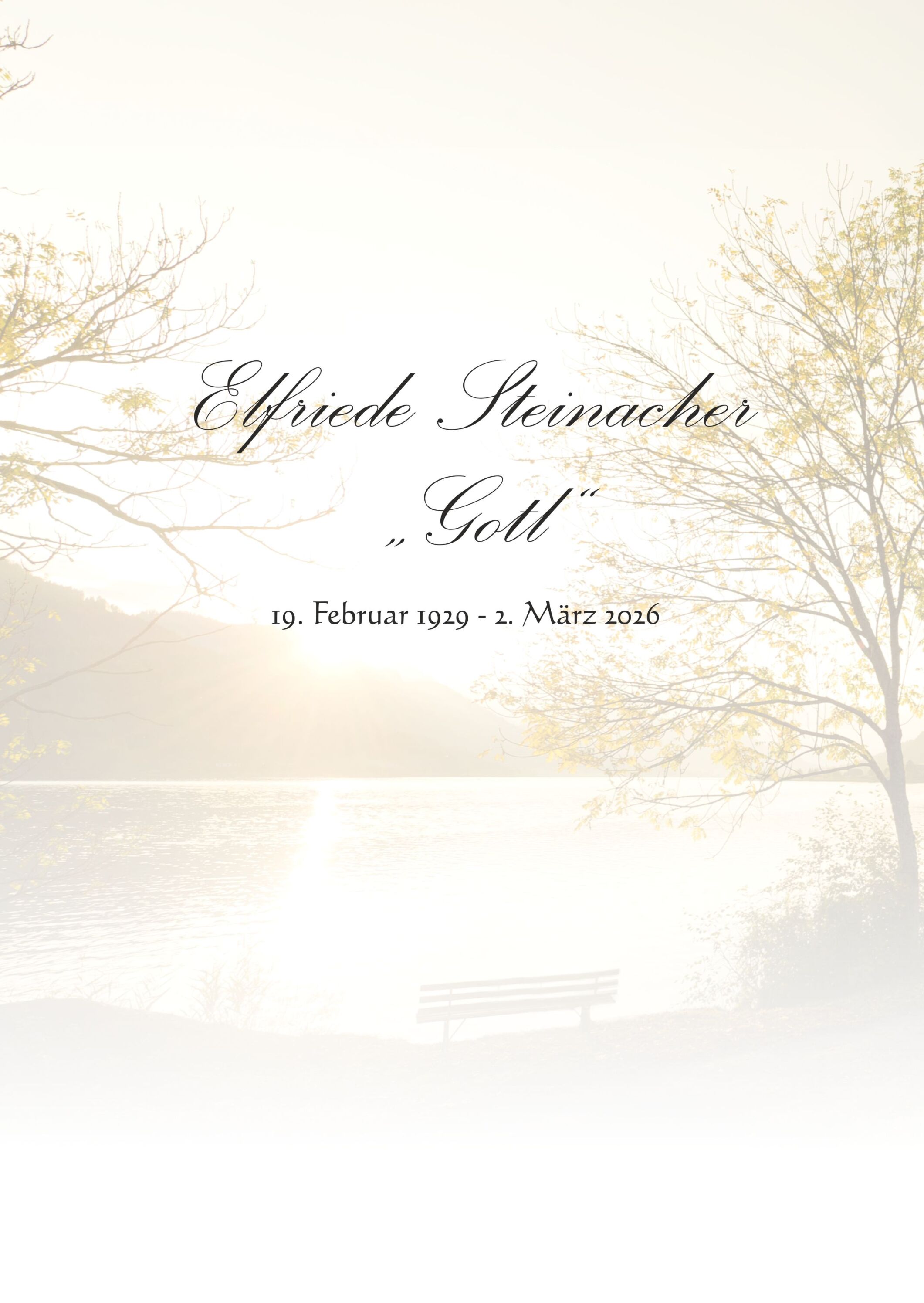 Elfriede  Steinacher